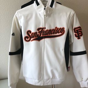 ❌❌SOLD ❌❌San Francisco Giants white bomber jacket